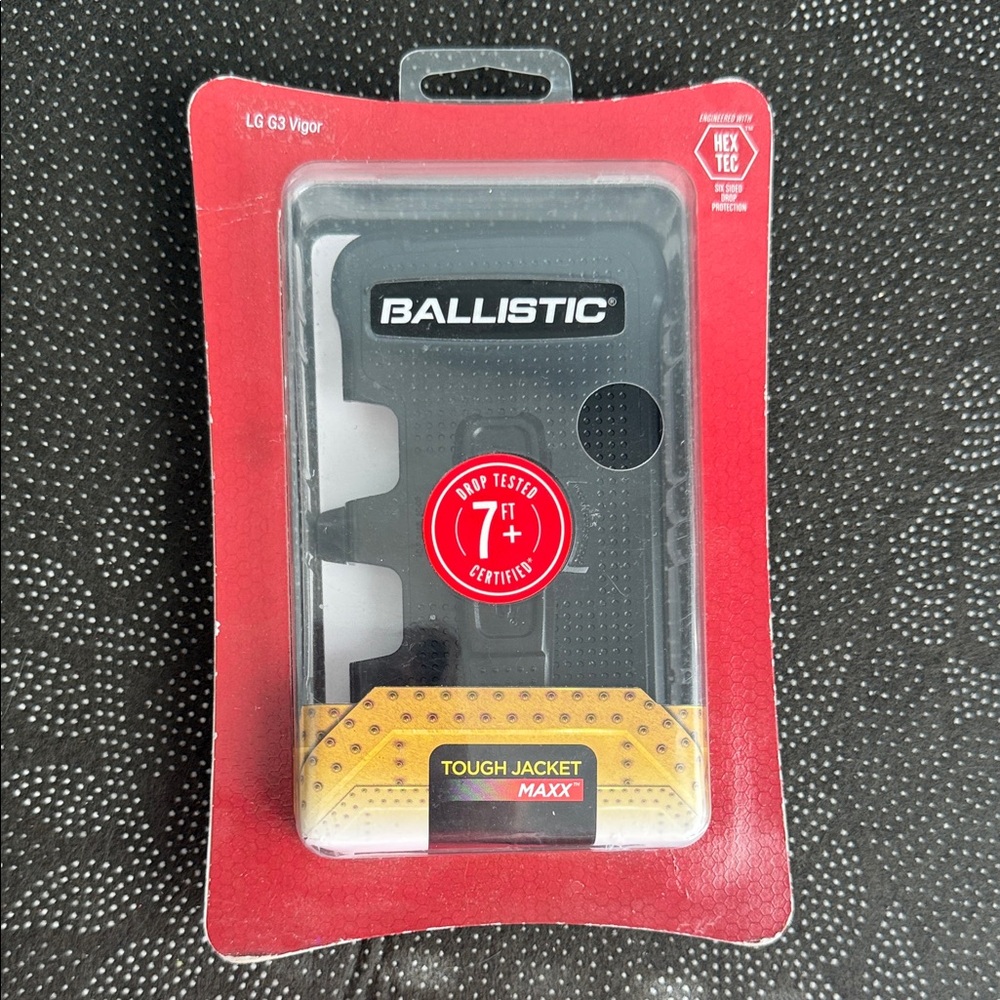 Ballistic Tough Jacket Maxx Black Case for LG G3 Vigor